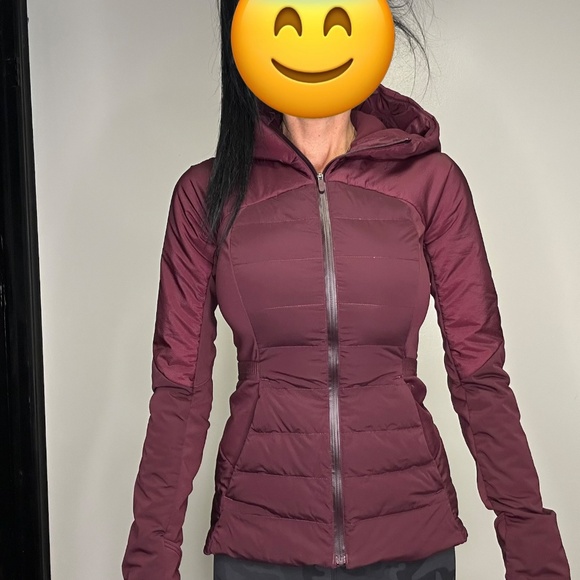 lululemon down for it all jacket size 2 - Picture 6 of 8